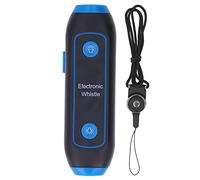Sifflet électronique 120dB a 150dB 3 Tonalités Volume Réglable Lumière LED pour Sports d'Entraînement Bleu