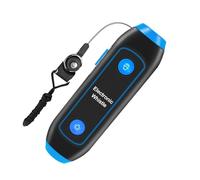 Sifflet électronique 2ème génération | 120-150 dB, batterie 9 V, 99 g | Sifflet d'arbitre avec lumière SOS et lampe de poche | histle pour entraîneurs et football (14 x 4,1 x 3 cm)