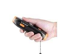 Sifflet électronique 2ème génération - 120-150 dB - Batterie 9 V - 99 g - Sifflet de référence avec lumière SOS et lumière flash - histle pour les entraîneurs et les football (14 x 4,1 x 3 cm)