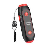 Sifflet électronique de sécurité pour camping - Sifflet de haut volume avec lumière LED, sifflets électroniques avec 3 sons forts différents réglables pour arbitres