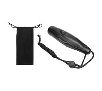 Sifflet Électronique de Sport Portable pour Arbitre et Entraîneur Sifflet de Secours à Main avec 3 Tonalités Réglables et Cordon Adapté pour Le Footb, Noir