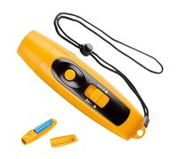 Sifflet électronique - Gadget sifflet multifonction portable, réglable, 3 différents gadgets bruyants, sifflet électrique à haut volume, rechargeable via USB, avec cordon et lumière pour le contrôle