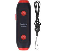 Sifflet électronique niveau de Volume à 3 tons sans coup avec lumière LED pour l'entraînement sportif rouge
