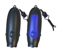 Sifflet électronique rechargeable - Sifflet en ABS 3 tons avec cordon | Longue durée de vie de la batterie pour l'entraînement d'arbitre, le sport, la survie en plein air, le camping, le coaching et