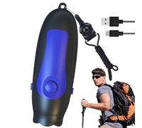 Sifflet Électronique, Sifflet de Sauvetage Rechargeable Avec Cordon, Réglable En 3 Sons Différents, Sifflet de Sauvetage de Sécurité À Haut Volume, Sifflet de Sauvetage Extérieur pour Le Camping