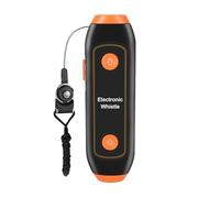 Sifflet électronique - Sifflet de sécurité ABS avec niveau de volume élevé de 120 à 150 dB - Fonctionnement multicolore réglable - Sifflet d'arbitre portable - Dispositif d'alerte d'urgence pour