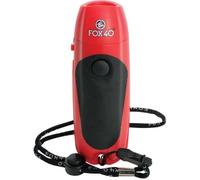 Sifflet électronique - Sporti France - Fox - Rouge - Ergonomique - 125 dB