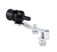 Sifflet en aluminium de simulateur de bruit de Turbo, universel simulateur de soupape de soufflage de voiture Whistler(Noir)