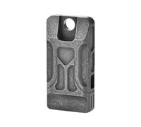 Sifflet en de titane, sifflet en métal,Sifflet de randonnée - en métal à Double Tube fort pour les d'auto-défense de survie de sauvetage de sauveteur