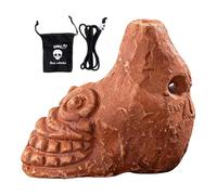 Sifflet hurlant - Corne de poterie à son humain | Sifflets terrifiants humains - pour Halloween, carnaval, maison hantée, spectacle, fête à thème, rassemblements entre amis