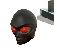 Sifflet hurlant - Sifflet aztèque d'horreur extraterrestre, son hanté, jouet sonore hanté | Tête verte, accessoire décoratif effrayant pour adultes, femmes, hommes, Halloween, fête, extérieur, bureau