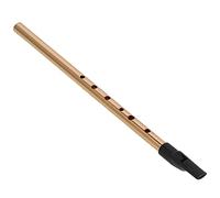 Sifflet irlandais en étain à 6 trous, tonalité de ré, instrument de musique portable ; sifflet en étain de qualité professionnelle avec embouchure en résine et corps en métal doré,