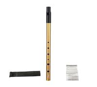 Sifflet Irlandais En Laiton - Penny Whistle/Tin Whistle En e Ré Instrument De Musique Traditionnel Irlandais Pour Les Débutants Et Musiciens - Cadeau Parfait Avec Étui De Protection