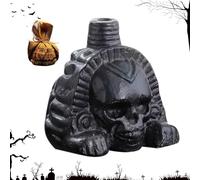 Sifflet Mort Aztèque, Véritable Sifflet Fantôme Aztèque Hurlant, Sifflets Mort Aztèques Hurlants Plus Puissants Avec Sac Rangement, Sifflets Guerre Aztèques Hurlants Morts Collectionneurs Halloween