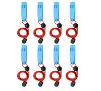 Sifflet Plastique Léger 8pcs pour Randonnée Camping