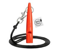 ACME Sifflet pour Chien N°210,5 + Cordon de sifflet Gratuit, Original d'Angleterre, idéal pour l'entraînement canin, matériau Robuste, fréquence Standard, Haute et Grande portée (Orange)