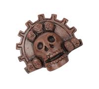 Sifflet réaliste en forme de tête de mort aztèque pour costumes d'Halloween et cadeaux - Dispositif sonore historique