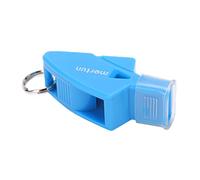 Sifflet - Sifflet de Basket-Ball en Plastique Durable avec Son Clair pour Entraîneurs et Arbitres - Comprend Une Lanière et Un Clip pour Les Doigts (Bleu Clair)