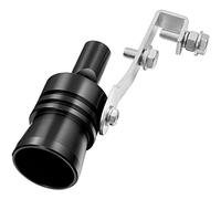 Sifflet Sonore Turbo, Alliage D'aluminium Turbo Sound Queue Gorge Tuyau D'échappement Sifflet Voiture Modifié Partie TC-XL(Le Noir)