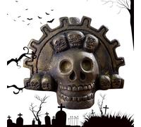 Sifflet tête de mort - Outil sonore aztèque tribal hurlant fort | Accessoire audio pour spectacles, défilés, théâtre, événements, décoration d'Halloween, reconstitutions historiques, expérience