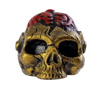 Sifflet tête de mort pour Halloween, décoration de cerveau, outil d'avertissement effrayant pour camping, randonnée, accessoire photo, jeune, adulte, enfant