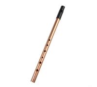 Sifflet Tin 6 Trous Key D 28.5cm Léger(Gold C Key)