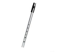 Sifflet Tin Whistle de Ré 28.5cm Or Sifflet Tin Whistle de Ré(Silver D Key) | Alliage pour durable, 6 trous accordés, son précis, de Do, idéal apprentissage
