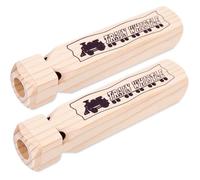 Sifflet Train En Bois 4 Tons Lot De 2 Modèle 7 3 Pouces Jouet Sonore Fête Et Carnaval