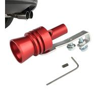 Sifflet turbo pour voiture - Embout de silencieux d'échappement, design léger en aluminium | Fixation sur pot d'échappement boulonnée, effet turbo puissant pour pot d'échappement