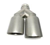 Sifflet Tuyau d'Échappement de Voiture 1 Pièces Pour VW Pour GTI Pour MK7 Pour Golf 7 Double Embout Silencieux Voiture D'échappement Système Tuyau(51mm-101mm Left)