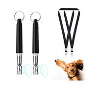 Sifflet Ultrason - 2 Pcs - Blanc - Anti Aboiement - Entraînement Chien