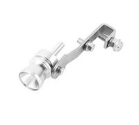 Sifflet Universel Pour Voiture 1 Pièce Dispositif Remise En État Véhicule Tuyau D'échappement Silencieux Turbo Silencieux Tuyau Echappement(Silver S)