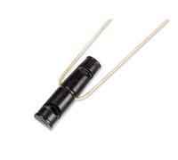 Sifflets de dressage pour chien en corne de buffle deux tons Nobby Pet Noir 7 cm