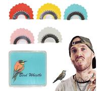 Sifflets d'oiseaux pour Adultes, 5PCS Novel Fun Bird Caller Langue Whistle Warbler, Safe Smooth Magic Tweeting Noisemaker Toys Tricks Gag pour Les Adultes