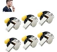 "Sifflets polyvalents à usage multiple - Sifflet chien rappel, Sifflet arbitre, Sifflet de survie, Sifflet ultrason anti-gibier - Ensemble de 6 - Winner Flow sifflets"