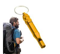Sifflets pour adultes - Petit sifflet de défense étanche | Sifflet de sécurité puissant et léger pour randonnée, camping, randonnée, bateau