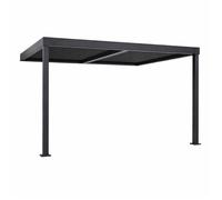 Concept Usine – Pergola SIFNOS 3 x 3 m Noir – Qualité Premium, Design épuré