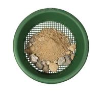 Sifter for Rocks - Sifter à granulés en empilable de précision - Classifier Gold Prospecting Pan - for Rock Soil Dirt Pellet Prospecting Mining Gardening Sifting