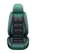 SIFUSM Sièges Housses Couverture Housse Siège Voiture en Cuir Général Tous Modèles pour SsangYong Rodius Kyron ActYon pour Rexton pour Korando Style Automobile(Black Green)