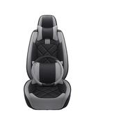 SIFUSM Sièges Housses Couverture pour Chevrolet Tous Les Modèles Cruze Captiva pour Sonic pour Spark Aveo pour Blazer Housse Siège Voiture Cuir Général(Black Grey Pillow)
