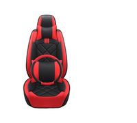 SIFUSM Sièges Housses Couverture pour Chevrolet Tous Les Modèles Cruze Captiva pour Sonic pour Spark Aveo pour Blazer Housse Siège Voiture Cuir Général(Black Red Pillow)