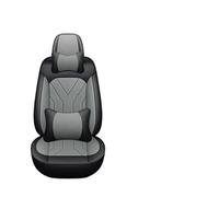 SIFUSM Sièges Housses Couverture pour Mazda 3 pour Cx-3 pour Cx-5 Cx-7 pour Cx-9 6Tenza pour Fiat Bravo 500 Freemont Détails Intérieurs Housses Siège Voiture(Black Gary 5 Seats)