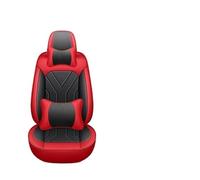 SIFUSM Sièges Housses Couverture pour Mazda 3 pour Cx-3 pour Cx-5 Cx-7 pour Cx-9 6Tenza pour Fiat Bravo 500 Freemont Détails Intérieurs Housses Siège Voiture(Black Red 5 Seats)