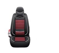 SIFUSM Sièges Housses Couverture pour Suzuki Kaiser Seat pour Swift pour Jimny pour Grand pour Vitara Sx4 pour Ignis Samurai Baleno Auto 5 Sièges Housses Siège Cuir(BlackRed with Pillow)