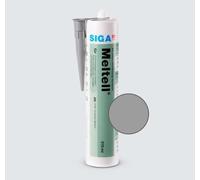 Siga Mastic d'étanchéité Meltell 310 gris haute performance - Cartouche de 310 ml - Pour intérieur et extérieur