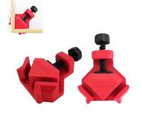 SIGANDG 2 pcs Serre joint angle, Presse d'angle pour épaisseur de panneaux jusqu'à 26 mm, Force de serrage de 25 kg pour le collage, Pince à angle droit pour Outils Menuisier, Soudage de Charpentier