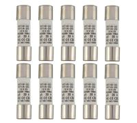SIGANDG 20A 500V Fusible à tube céramique RT18-32 Fusible haute tension cylindrique 10x38mm (paquet de 10)
