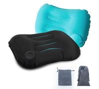 SIGANDG 2PCS Oreiller Gonflable de Camping Ultralight Gonflable Oreiller Camping avec Sac de Rangement Conception de Courbe du Corps, adaptée à la Plage, au Camping, à la randonnée, au Trekking
