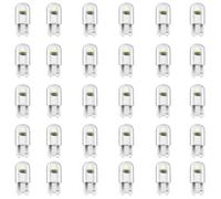 SIGANDG 30 Pieces T10 W5W LED 194 Ampoule Voiture 12V 6000k(Blanc)COB Ampoule de Remplacement,168 Ampoule LED,2825 T10 Ampoule LED W5W,LED Interior Car Lights,Ampoule W5W LED,Ampoules LED Pour Voiture