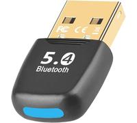 SIGANDG Adaptateur Bluetooth 5.4, dongle Bluetooth 5.4, clé Bluetooth pour PC, Casque, Souris, Manette, Clavier, imprimantes, Smartphone, Tablette, Compatible avec Windows 11/10/8.1/7